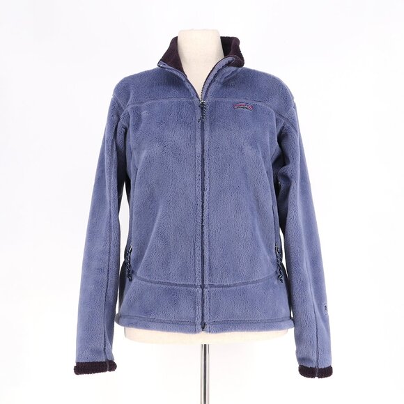 PATAGONIA VINTAGE Women's R4 Fleece Zip-Up Polartec Jacket Blue Heather Size L - Picture 1 of 12